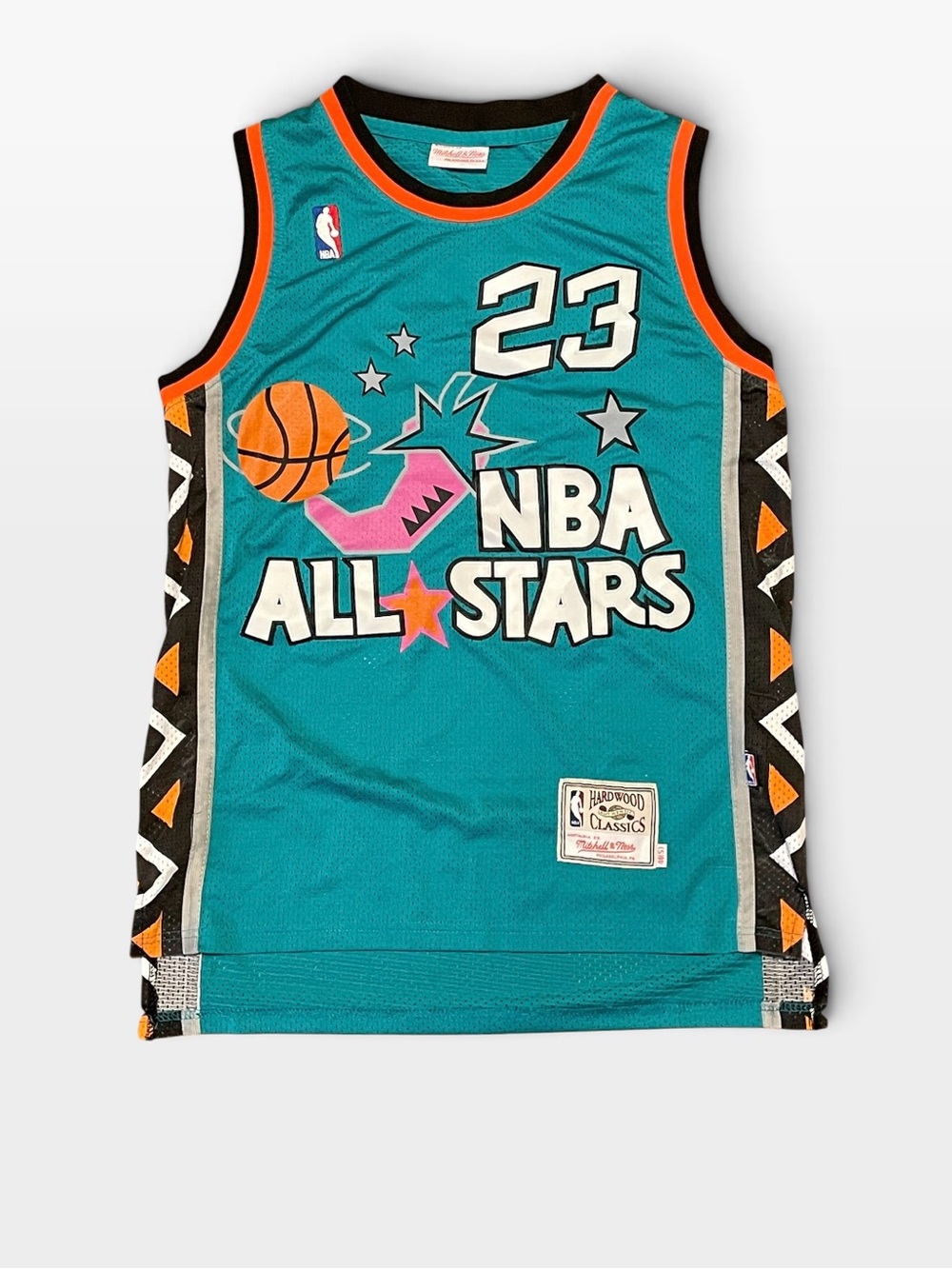 Mitchell & Ness Authentic Michael Jordan 1996 NBA All Star Jersey 23 Teal 44 S